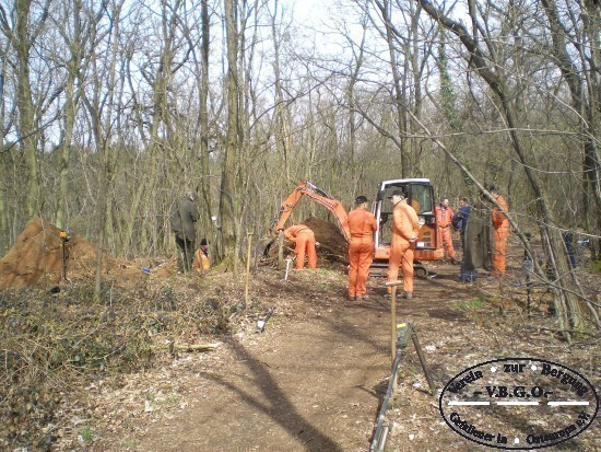 The start of the trench to be researched. 