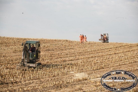 Durch die Arbeitsgruppen des VBGO knnen drei Bagger zum Einsatz gebracht werden.