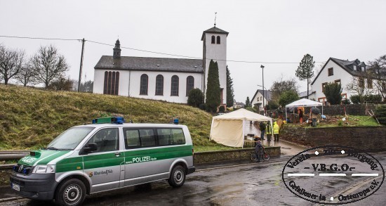 Das Einsatzgebiet unweit der Dorfkirche von Oberzerf. Foto: Ruppenthal