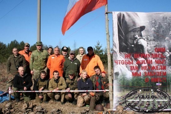 die deutsch-russische Suchgruppe - Freundschaften entstehen und werden gefestigt - Freundschaft ber den Grbern